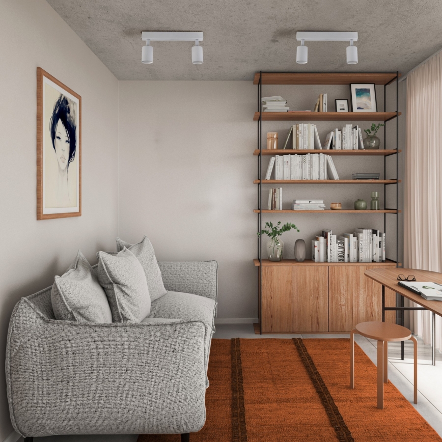 Kohdevalo NEX 2xGU10/10W/230V valkoinen