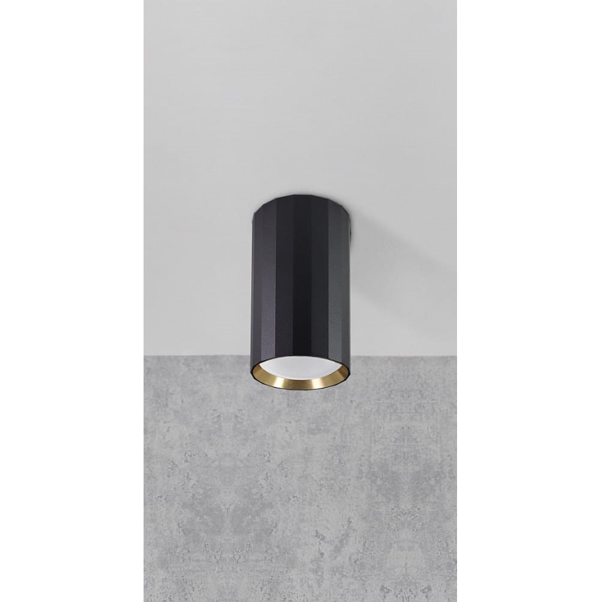 Kohdevalo NICEA 1xGU10/10W/230V musta