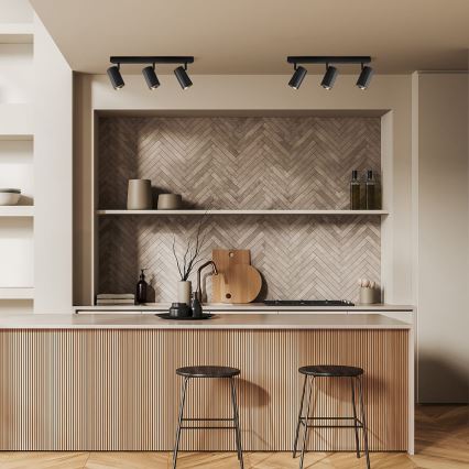 Kohdevalo NICEA 3xGU10/10W/230V musta