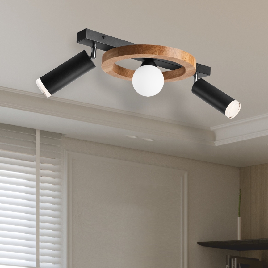 Kohdevalo OTIS 1xG9/5W/230V + 2xE27/15W/230V tammi