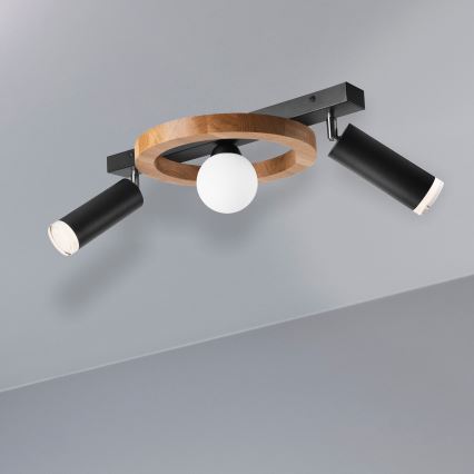 Kohdevalo OTIS 1xG9/5W/230V + 2xE27/15W/230V tammi