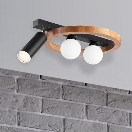 Kohdevalo OTIS 2xG9/5W/230V + 1xE27/15W/230V tammi