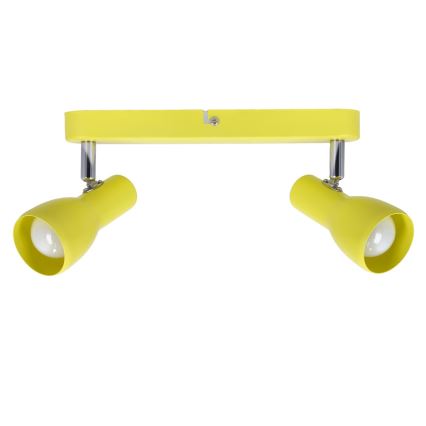 Kohdevalo PICARDO 2xE14/40W/230V keltainen