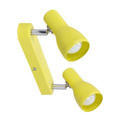 Kohdevalo PICARDO 2xE14/40W/230V keltainen