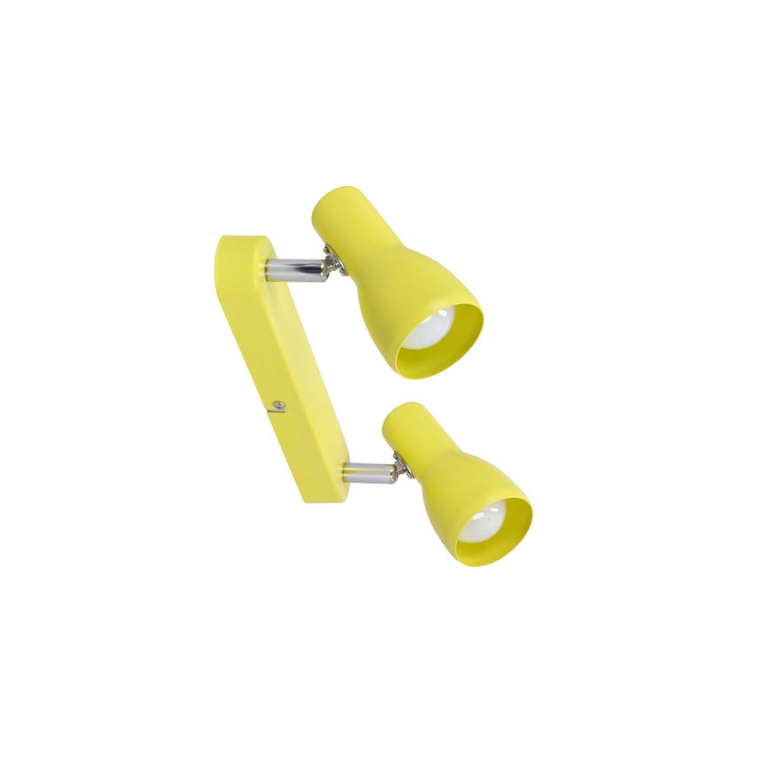 Kohdevalo PICARDO 2xE14/40W/230V keltainen