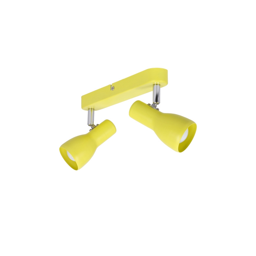 Kohdevalo PICARDO 2xE14/40W/230V keltainen