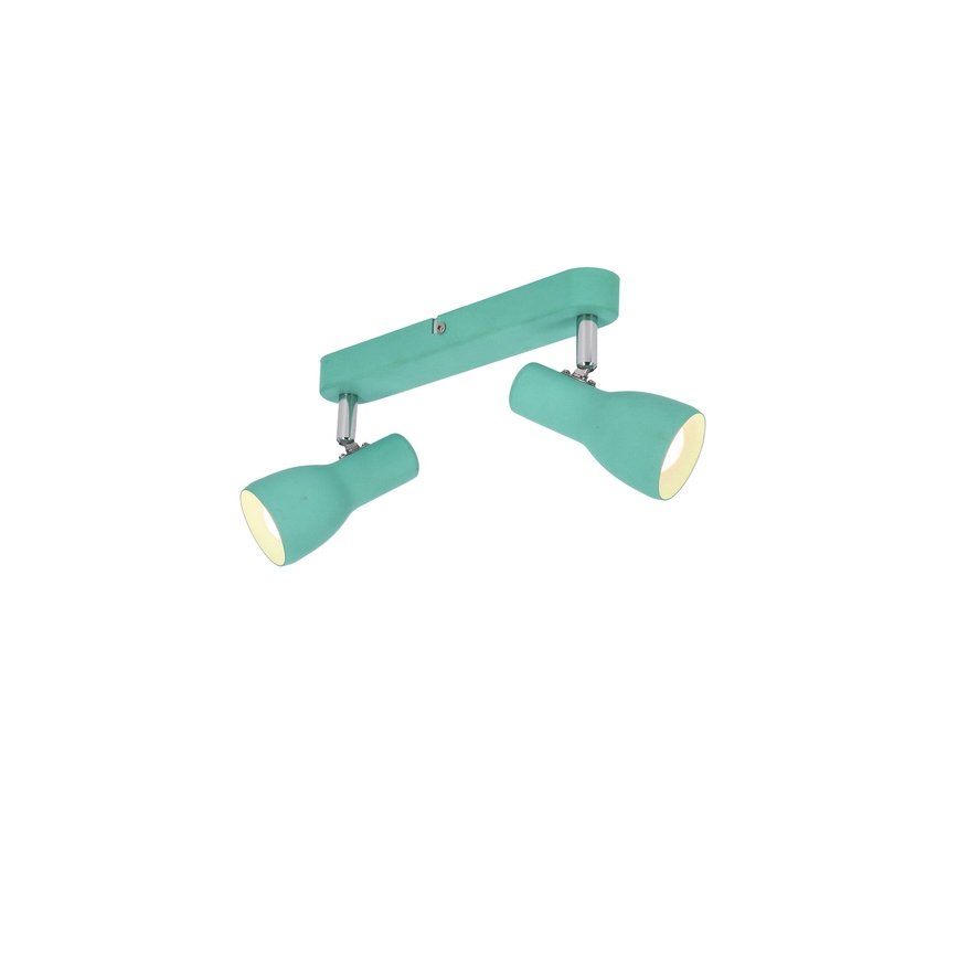 Kohdevalo PICARDO 2xE14/40W/230V turkoosi