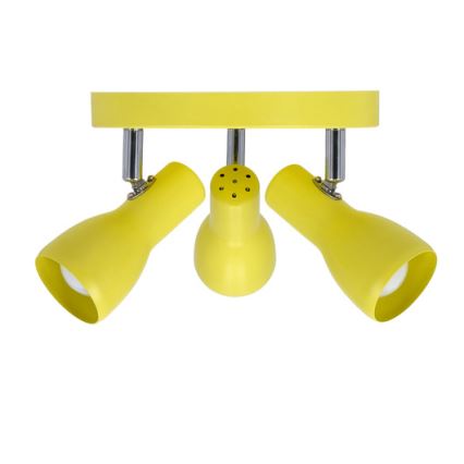 Kohdevalo PICARDO 3xE14/40W/230V keltainen