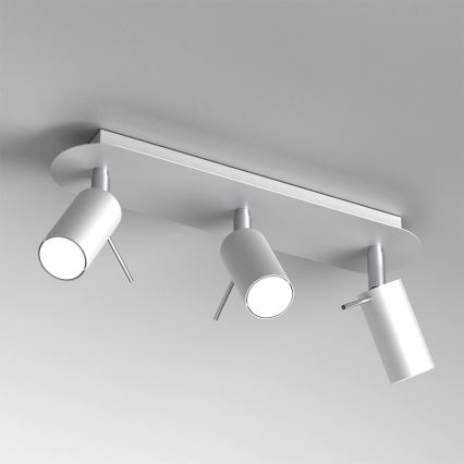 Kohdevalo PRESTON 3xGU10/MR11/40W/230V valkoinen