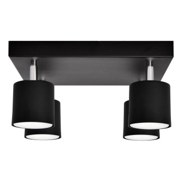 Kohdevalo PUNTA 4xGX53/10W/230V musta