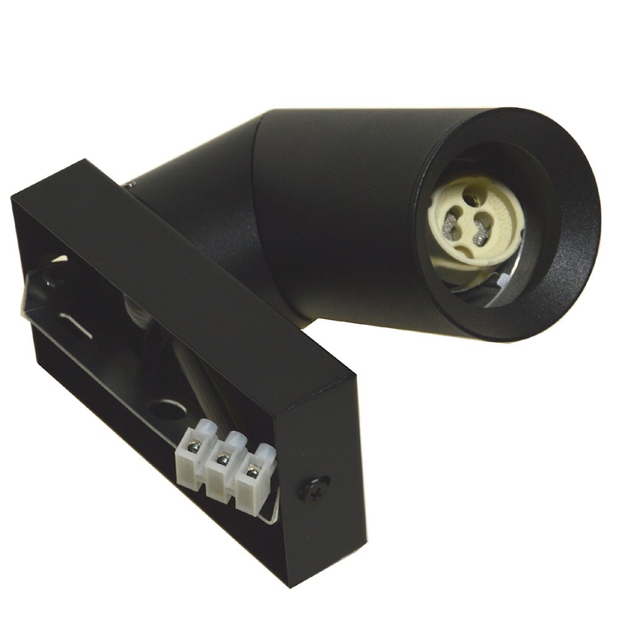 Kohdevalo RACHID 1xGU10/30W/230V musta