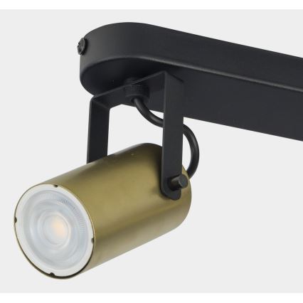 Kohdevalo REDO 2xGU10/10W/230V kulta/musta