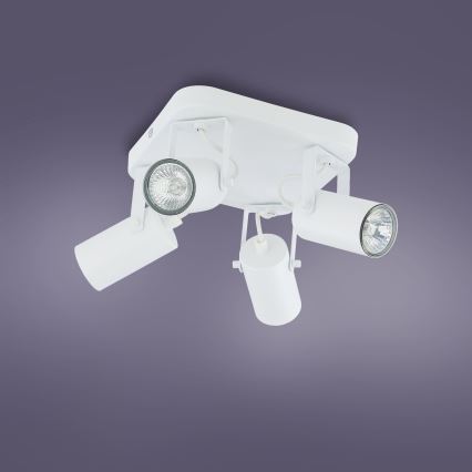 Kohdevalo REDO 4xGU10/10W/230V valkoinen