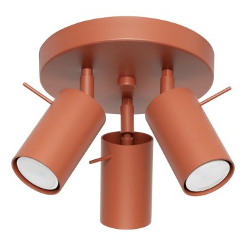 Kohdevalo RING 3xGU10/10W/230V punainen