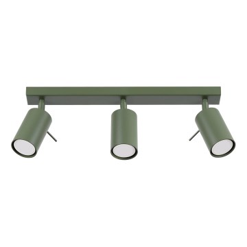 Kohdevalo RING 3xGU10/10W/230V vihreä