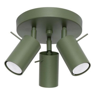 Kohdevalo RING 3xGU10/10W/230V vihreä