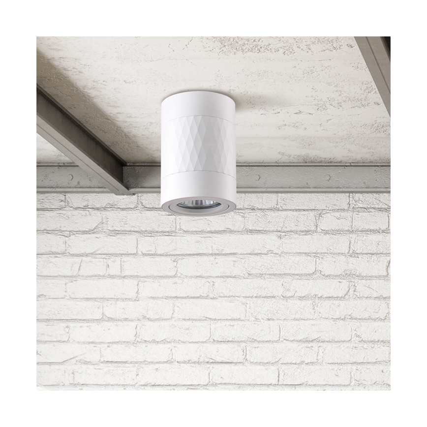 Kohdevalo RUBIN 1xGU10/10W/230V valkoinen
