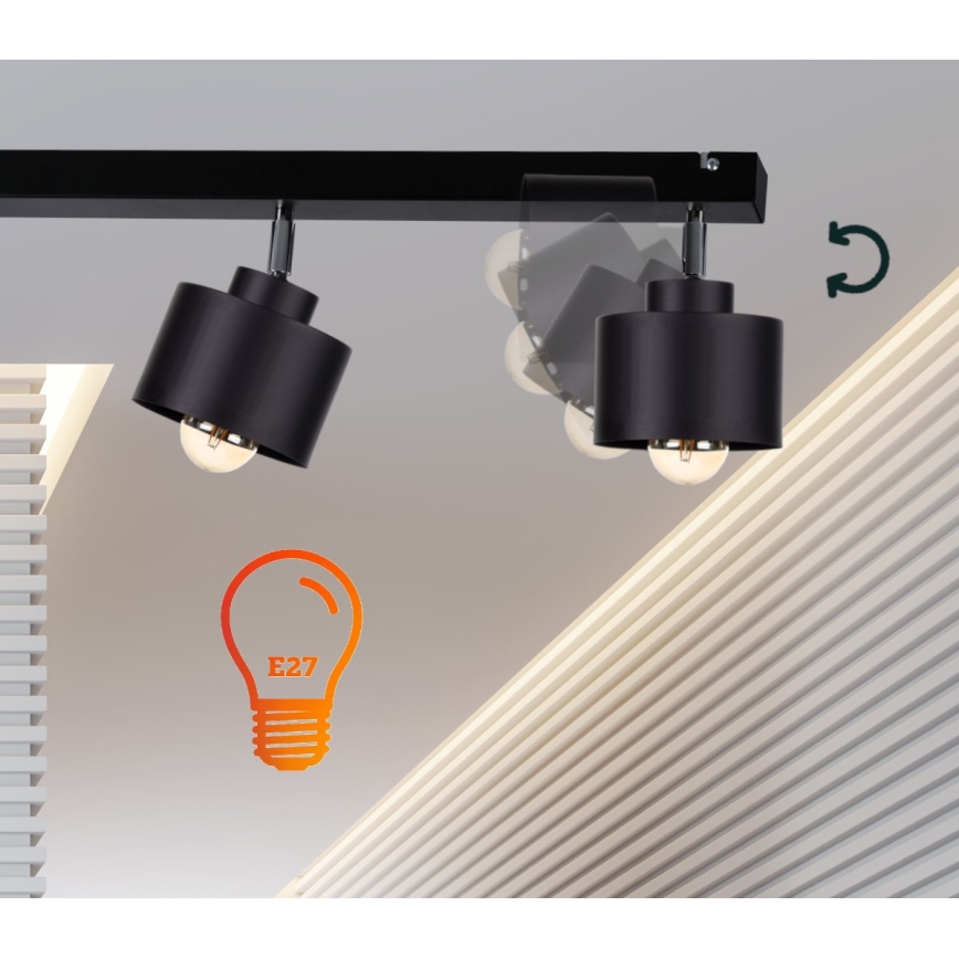 Kohdevalo SIMPLY BLACK 2xE27/60W/230V