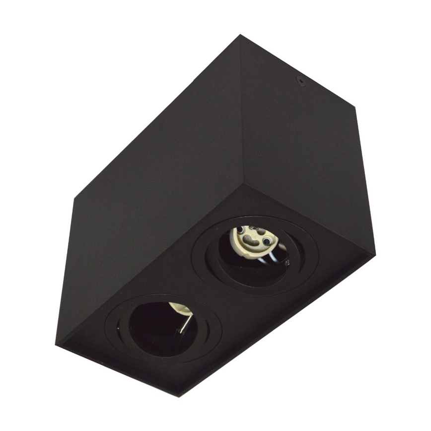 Kohdevalo SIROCO 2xGU10/30W/230V musta