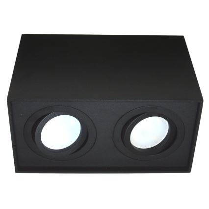 Kohdevalo SIROCO 2xGU10/30W/230V musta