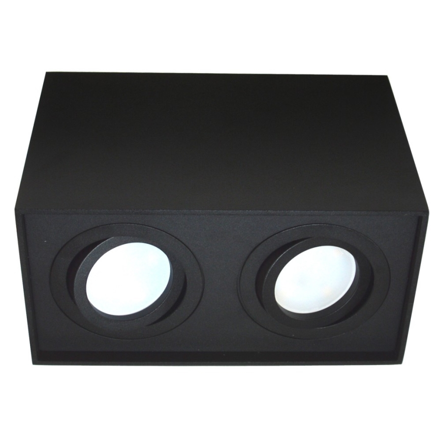 Kohdevalo SIROCO 2xGU10/30W/230V musta