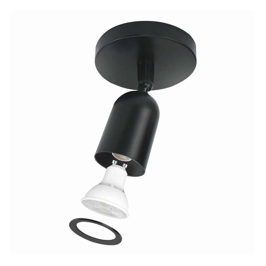 Kohdevalo SOLIS 1xGU10/6W/230V musta