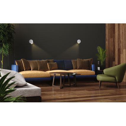 Kohdevalo SOLIS 1xGU10/6W/230V valkoinen