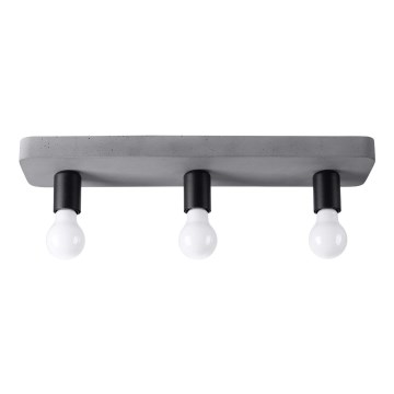 Kohdevalo TAVO 3xE27/15W/230V betoni