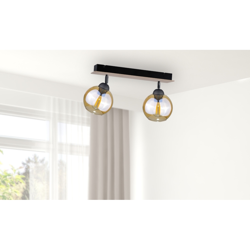 Kohdevalo THEA WOOD 2xE27/60W/230V