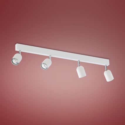Kohdevalo TOP 4xGU10/10W/230V valkoinen