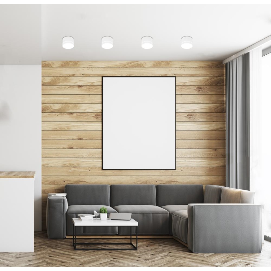 Kohdevalo TUBA 1xGU10/15W/230V valkoinen