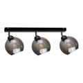 Kohdevalo UNO 3xE27/60W/230V musta