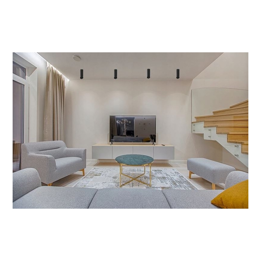 Kohdevalo VALDA 1xGU10/60W/230V musta