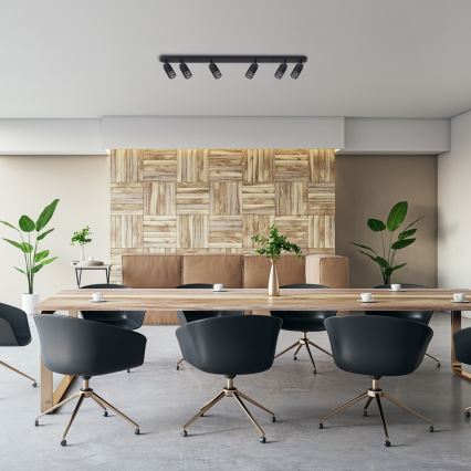 Kohdevalo VERTICAL 6xGU10/8W/230V musta