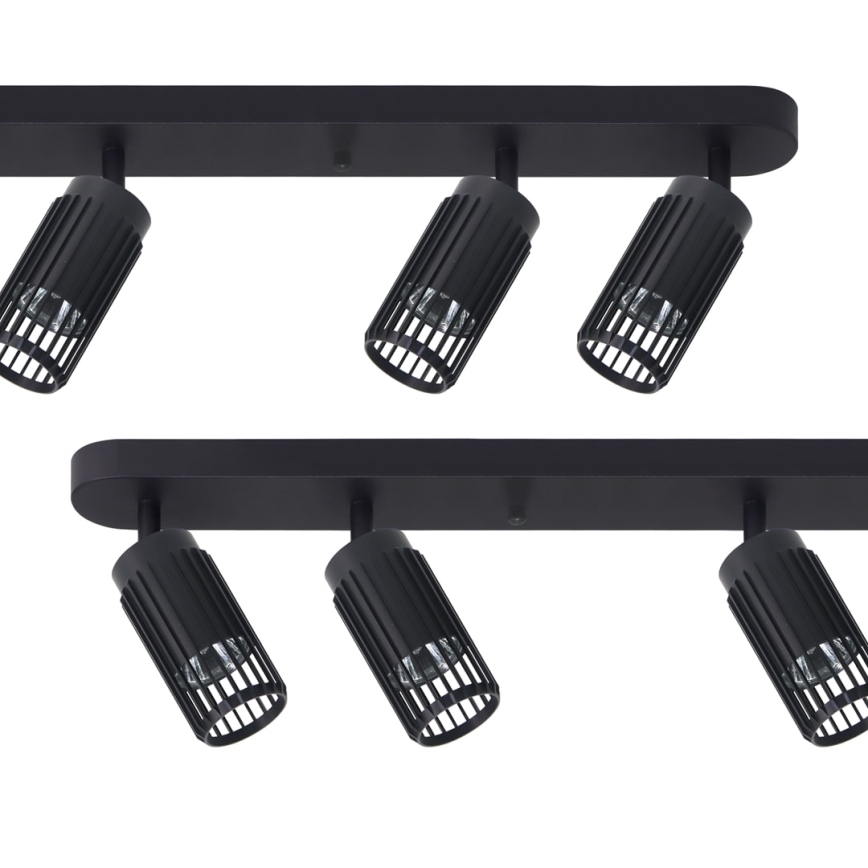 Kohdevalo VERTICAL 6xGU10/8W/230V musta