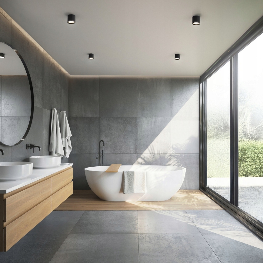 Kohdevalo VIVO 1xGX53/10W/230V 6 cm musta