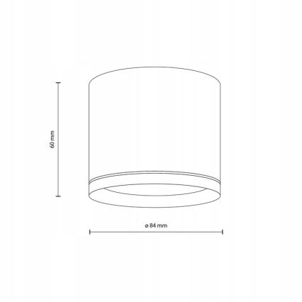 Kohdevalo VIVO 1xGX53/10W/230V 6 cm musta