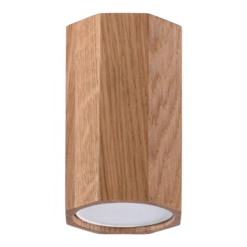 Kohdevalo ZEKE 1xGU10/40W/230V 10 cm tammi