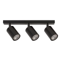 Kohdevalo ZOOM 3xGU10/25W/230V musta