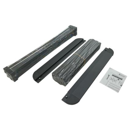 Kokoontaittuva retkeilypöytä 52x52cm antrasiitti