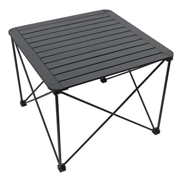 Kokoontaittuva retkeilypöytä 70x70cm antrasiitti