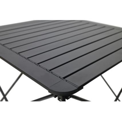 Kokoontaittuva retkeilypöytä 70x70cm antrasiitti