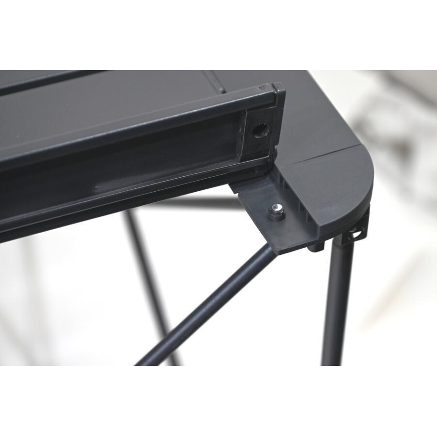 Kokoontaittuva retkeilypöytä 70x70cm antrasiitti