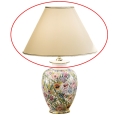 Kolarz 0014.S02 - Vaihtovarjostin GIARDINO-pöytävalaisimeen, E27, Ø 40 cm, beige