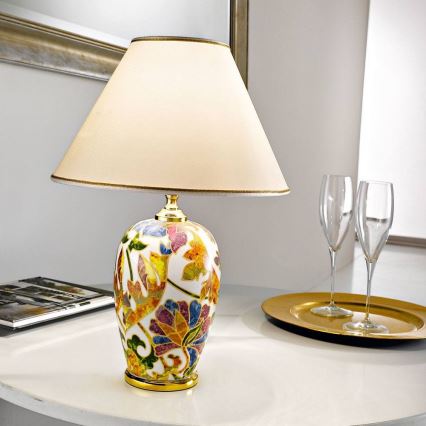 Kolarz 0094.70S - Pöytävalaisin DAMASCO 1xE27/60W/230V