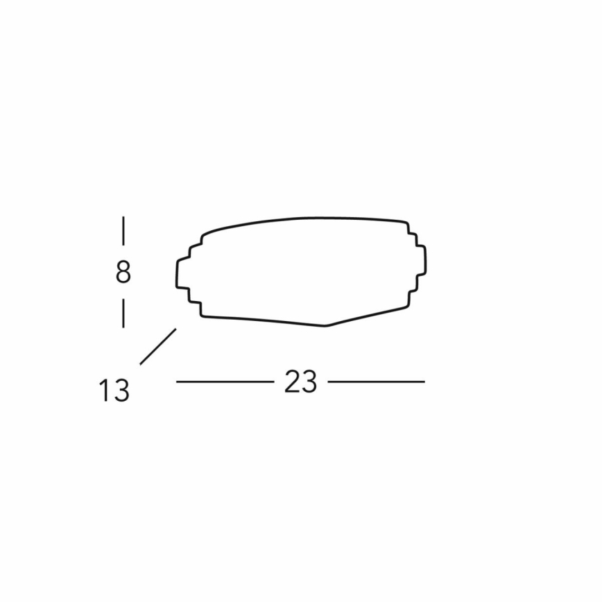 Kolarz 0290.61E - Seinävalaisin STIEGEL 1xG9/60W/230V valkoinen