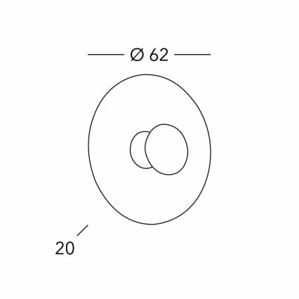 Kolarz 0365.61XL.V1.3 - Seinävalaisin LUNA 1xE27/100W/230V 24K kulta