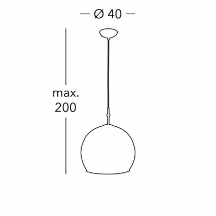 Kolarz 0392.31L.3.Aq.Ch - Kattokruunu johdossa LUNA 1xE27/60W/230V 24K kulta