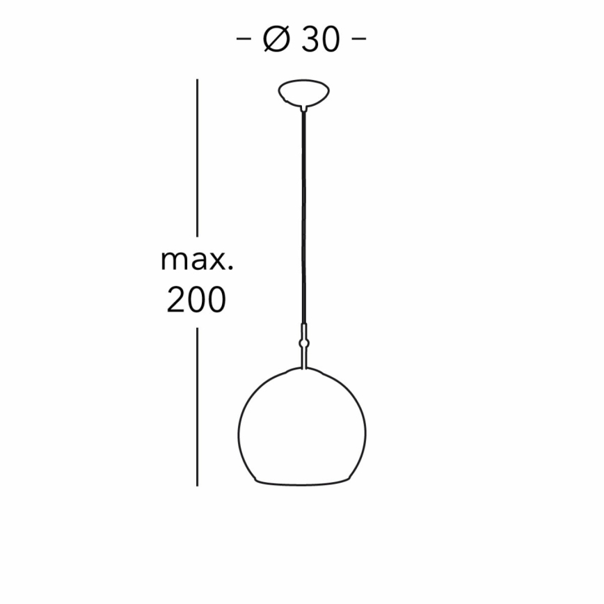 Kolarz 0392.31M.3.Ki.Au - Kattokruunu johdossa LUNA 1xE27/60W/230V 24K kulta