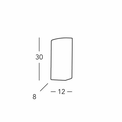 Kolarz 218.62 - Seinävalaisin CASABLANCA 1xE27/60W/230V valkoinen